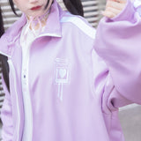 Blood Pack/Pill Bottle Jersey Jacket Pastel Purple