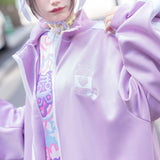 Blood Pack/Pill Bottle Jersey Jacket Pastel Purple