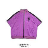 [Short Sleeve] Blood Pack/Pill Bottle Jersey Jacket Purple
