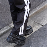 安心 ジャージパンツ ブラック