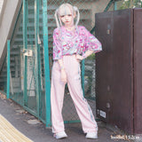 安心 ジャージパンツ P.PI/P.BL