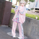 安心 ジャージパンツ P.PI/P.BL