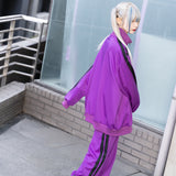 安心 ジャージパンツ パープル