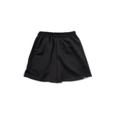 安心 ジャージショートパンツ ブラック