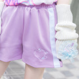 Safe Jersey Short Pants Pastel Purple