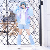 Safe Jersey Leg Warmer Pastel Blue