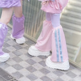 安心 ジャージレッグウォーマー P.PI/P.BL