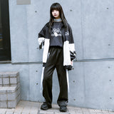 Dot Cat Jersey Jacket BK