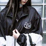 Dot Cat Jersey Jacket BK