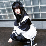 Dot Cat Jersey Jacket BK