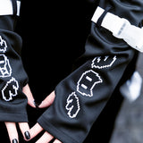 Dot Cat Arm Cover BK
