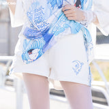 Moon Jersey Short Pants WH/P.BL