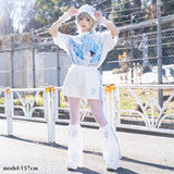 Moon Jersey Short Pants WH/P.BL