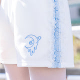 Moon Jersey Short Pants WH/P.BL