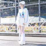 Moon Jersey Short Pants WH/P.BL