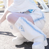 Moon Jersey Short Pants WH/P.BL