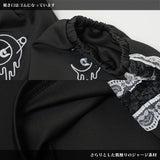 月 ジャージレッグウォーマー BK