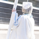 Jersey head dress WH/P.bl