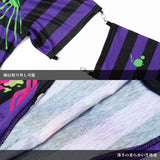 [プラスサイズ]ビビッドグルーミー ボーダーL/S T