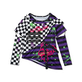 ビビッドグルーミー ボーダー L/S T