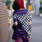 ビビッドグルーミー ボーダー L/S T