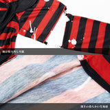 [プラスサイズ]ダークグルーミー ボーダーL/S T