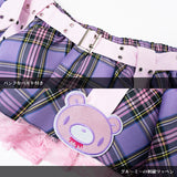 Pastel Gloomy Plus Size Belt Skirt