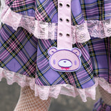 Pastel Gloomy Belt Skirt 