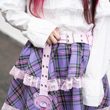 Pastel Gloomy Belt Skirt 