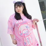 パステルグルーミー ヒュージT