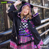 Vivid Gloomy Plus Size Bear Ear Hoodie