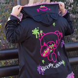 Vivid Gloomy Plus Size Bear Ear Hoodie