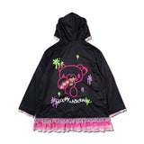 Vivid Gloomy Plus Size Bear Ear Hoodie