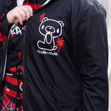Dark Gloomy Plus Size Bear Ear Hoodie