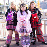 [プラスサイズ]パステルグルーミー レッグウォーマー