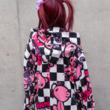 チェックグルーミー ZIP パーカー