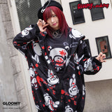 Dark Gloomy Zip Hoodie