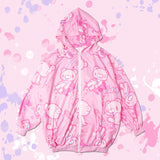 パステルグルーミー ZIP パーカー