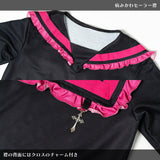 病みかわパンクメンヘラチャン セーラーT