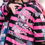 病みかわパンクメンヘラチャン ウサミミパーカー