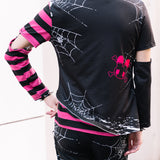 EMO Punk Menhera Chan Zip Long Sleeve Tee