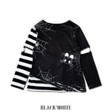 EMO Punk Menhera Chan Zip Long Sleeve Tee