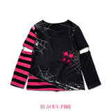 EMO Punk Menhera Chan Zip Long Sleeve Tee