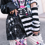 EMO Punk Menhera Chan Zip Long Sleeve Tee
