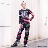 EMO Punk Menhera Chan Zip Long Sleeve Tee
