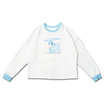 WHITE/PASTEL BLUE