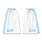 WHITE/PASTEL BLUE