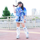 Cyber Cat Huge T-Shirts (Plus Size Ver.)