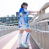 Cyber Cat Huge T-Shirts (Plus Size Ver.)