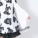 [Short Sleeves] Rabbit Hoodie